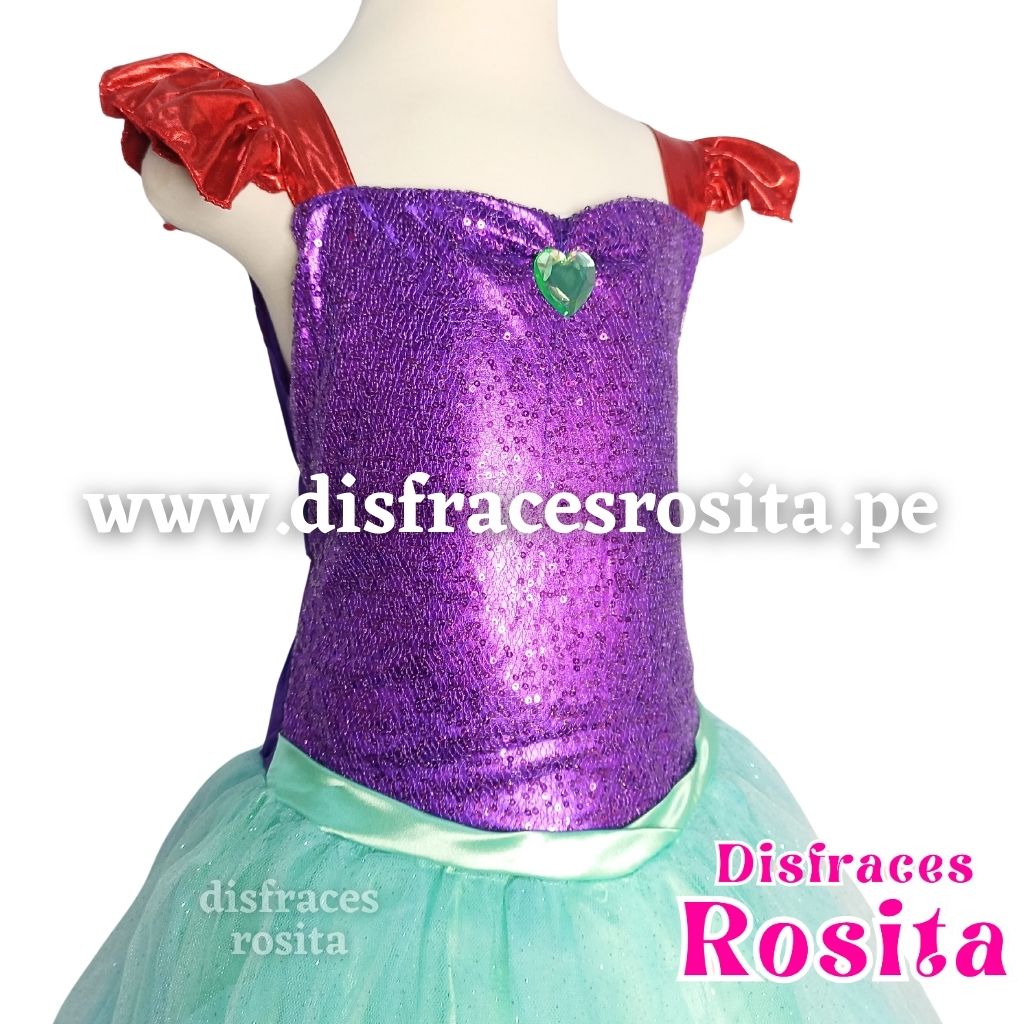 Disfraz Sirenita Vestido (LIQUIDACION)