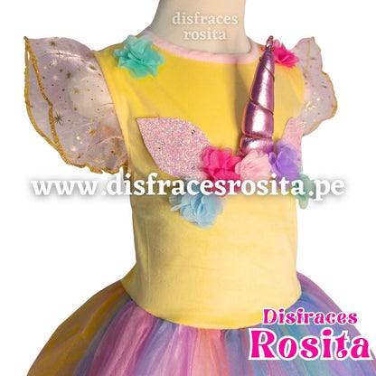 Disfraz Unicornio Vestido Arcoíris