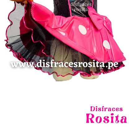 Disfraz Minnie Vestido Polinan con Lentejuelas