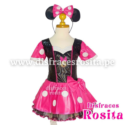 Disfraz Minnie Vestido Polinan con Lentejuelas