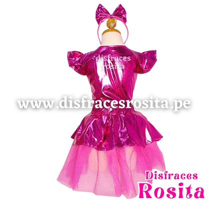 Disfraz Barbie Latex Vestido (LIQUIDACION)