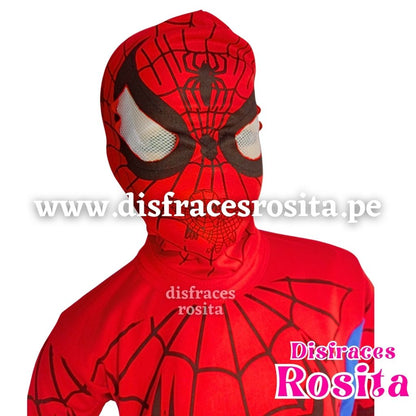 Disfraz Hombre Araña Spiderman Económico con Máscara