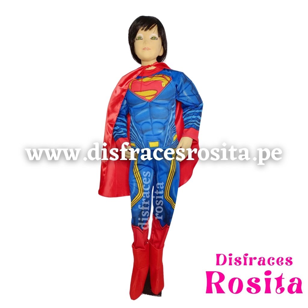 Disfraz Superman Sublimado con Músculos