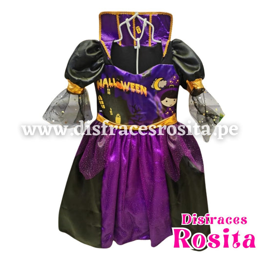 Disfraz Brujita Vestido Morado