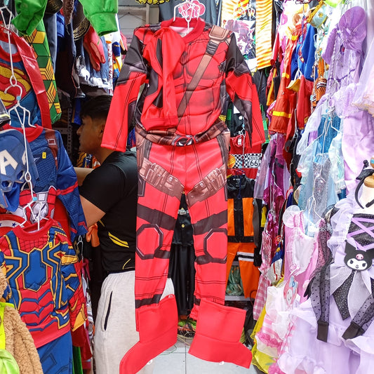 Disfraz Deadpool Sublimado con Músculos